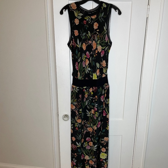 Theory Lewie Sleeveless Floral Dress, Size M - Picture 3 of 9